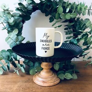 Threshold ☕️ My Snuggles Are Fierce Cream Mug 🖤